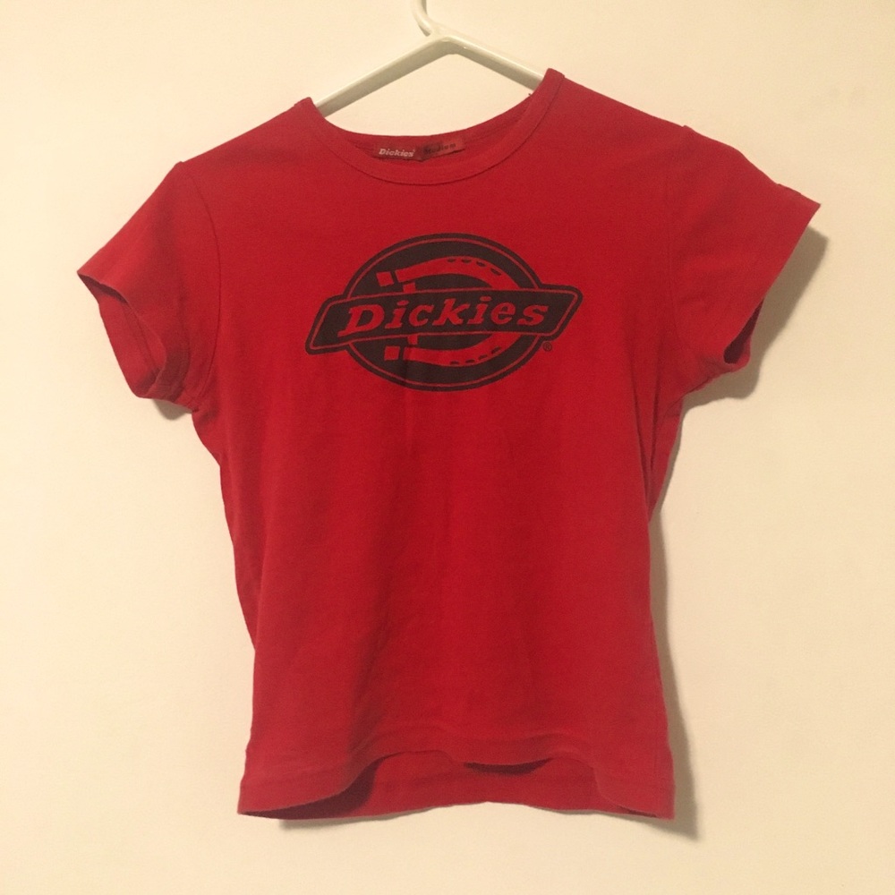red dickies baby tee!